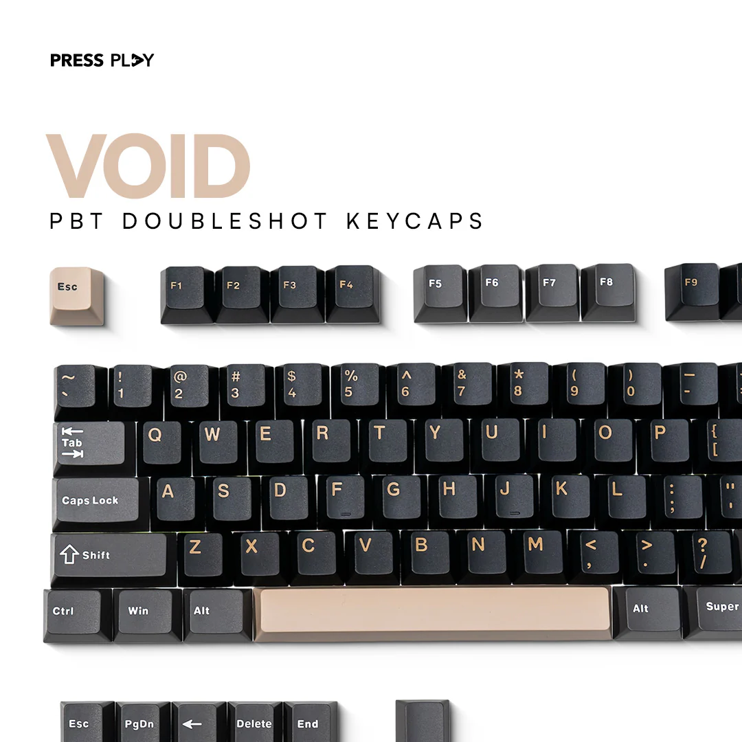 VOID PBT Doubleshot Keycaps Set by Press Play